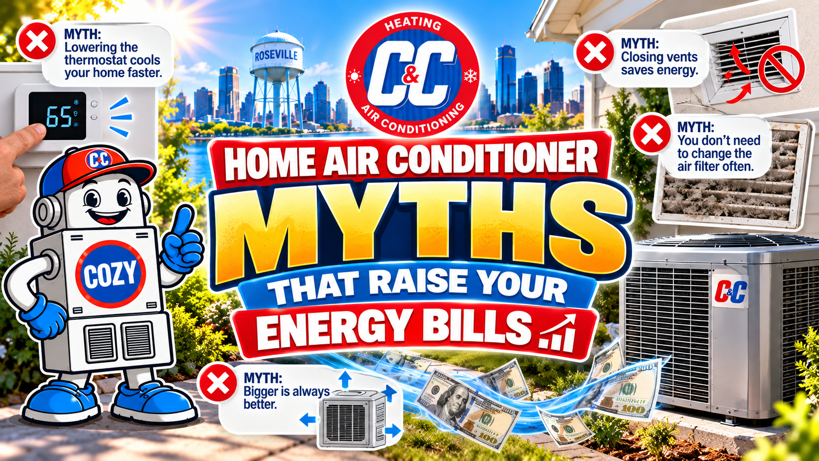 Home Air Conditioner Myths That Raise Your Energy Bills