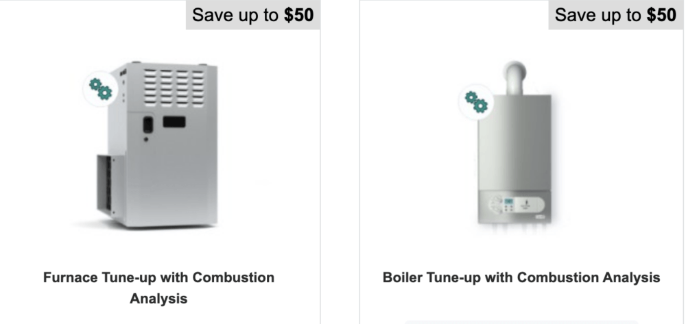 Gas Furnace and Boiler Tune-up DTE Rebate