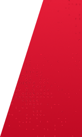 Diagonal red and white background with subtle binary numbers scattered across the red section. | C & C Heating & Air Conditioning