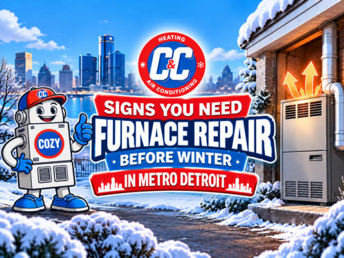 Signs you need furnace repair before winter in Metro Detroit